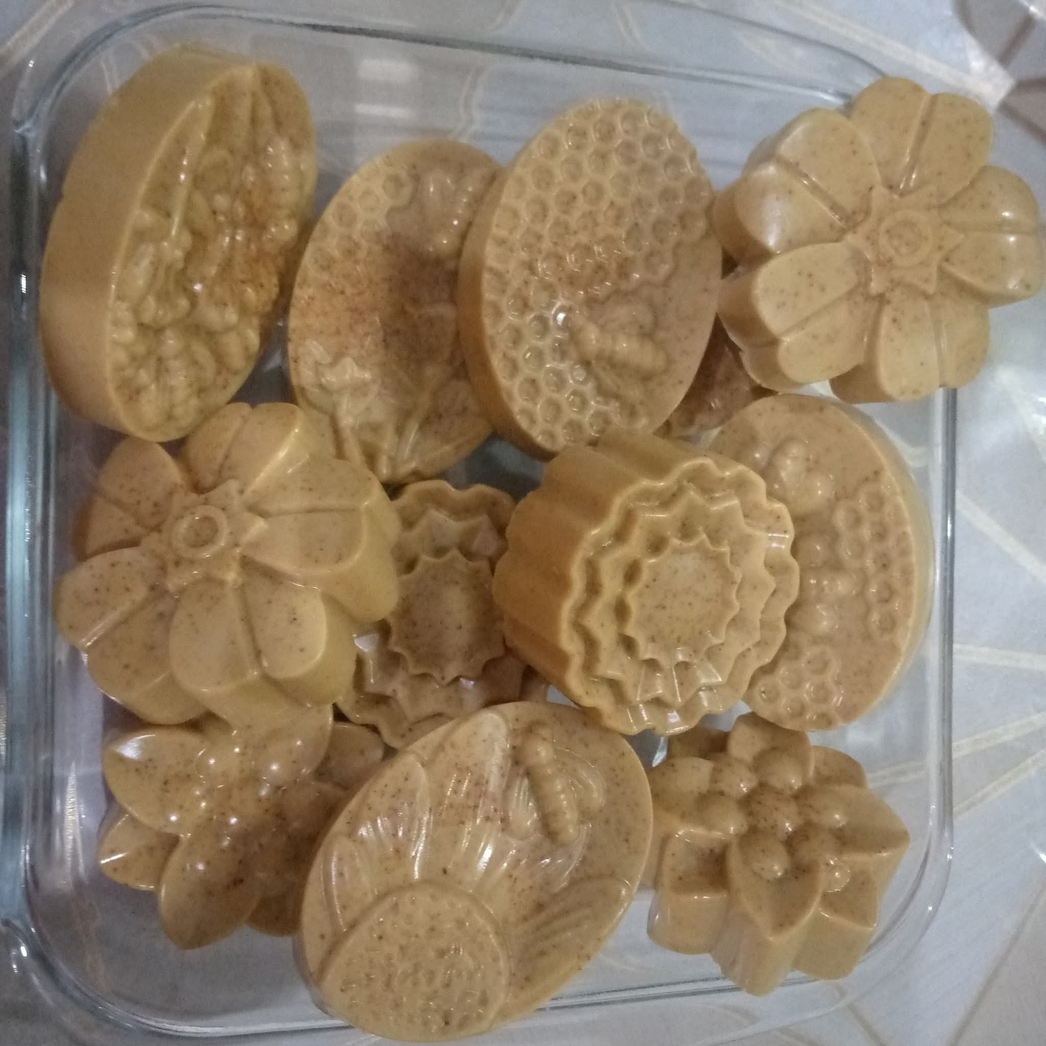 Ayezal Organics handmade beige soap collection