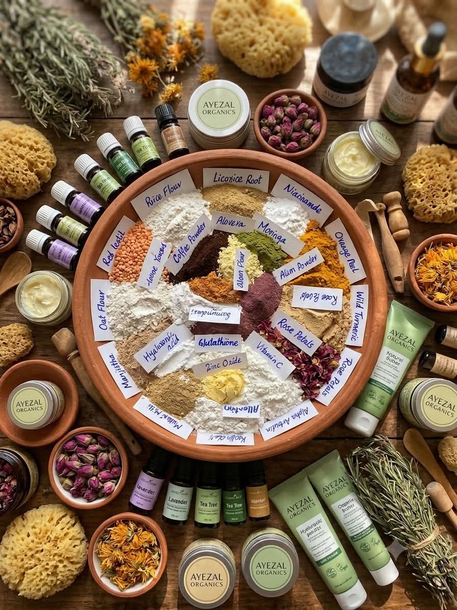 Ayezal Organics Ubtan soap collection